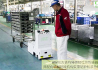 L Type Automatic Guided Vehicle , AGV Towing Vehicle For Food Industry