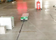 Intralogistics AGV Cart Single Way Rail Guidance Tunnel Tractor for Fabric Industry